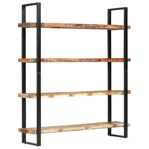 Rustika Rowe -  4-Tier Bookcase 160x40x180 cm Solid Reclaimed Wood